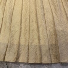 画像9: SHINY GOLD COLOR PLEATED FLARE SKIRT / W26 (9)