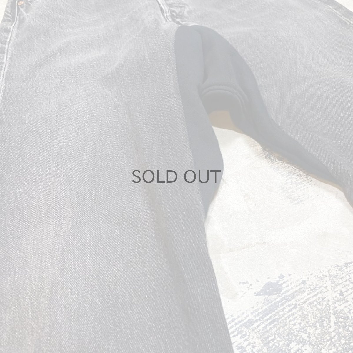 画像5: 【Wiz&Witch】"UNITED" ONE OFF DESIGN BLACK JEANS / W32 (5)