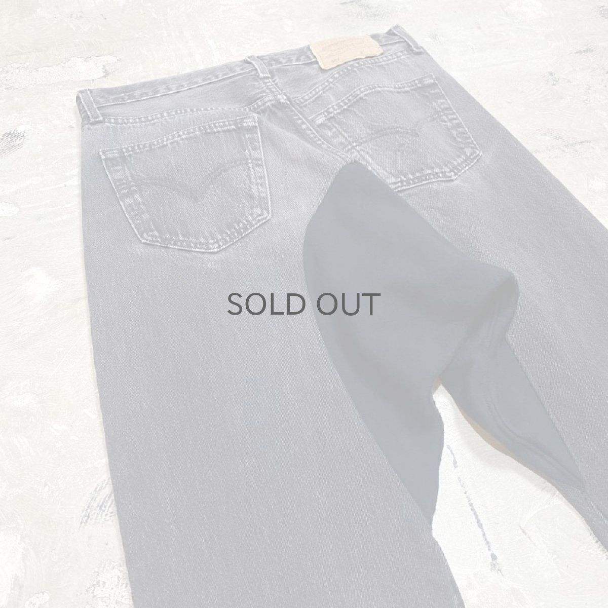 画像9: 【Wiz&Witch】"UNITED" ONE OFF DESIGN BLACK JEANS / W32 (9)