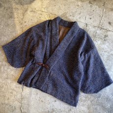 画像4: MIX COLOR KNIT CHINA BUTTON DESIGN JACKET / Ladies L (4)