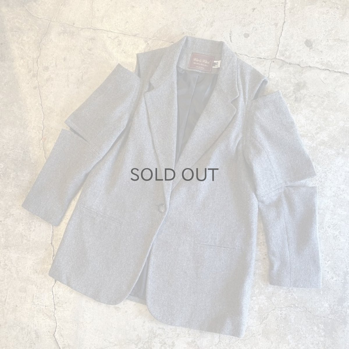 画像4: 【Wiz&Witch】"TRANSFORM" SHOULDER OFF WOOL TAYLOR JACKET / OS (4)