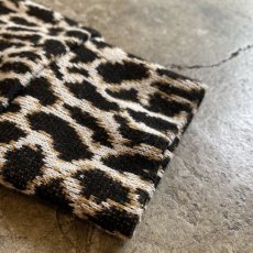 画像6: MOCK NECK LEOPARD PATTERN KNIT L/S TOPS / Ladies M (6)