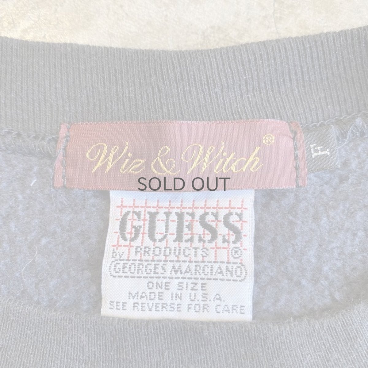 画像11: 【Wiz&Witch】"TRANSFORM" 90's GUESS SWEAT / OS (11)