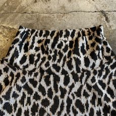 画像8: MOCK NECK LEOPARD PATTERN KNIT L/S TOPS / Ladies M (8)