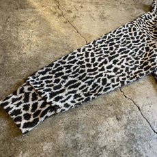 画像5: MOCK NECK LEOPARD PATTERN KNIT L/S TOPS / Ladies M (5)