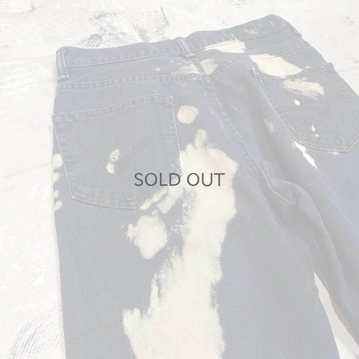 画像9: 【Wiz&Witch】"DIRTY BEAUTIFUL" BLEACH BLACK DENIM PANTS / W30 (9)
