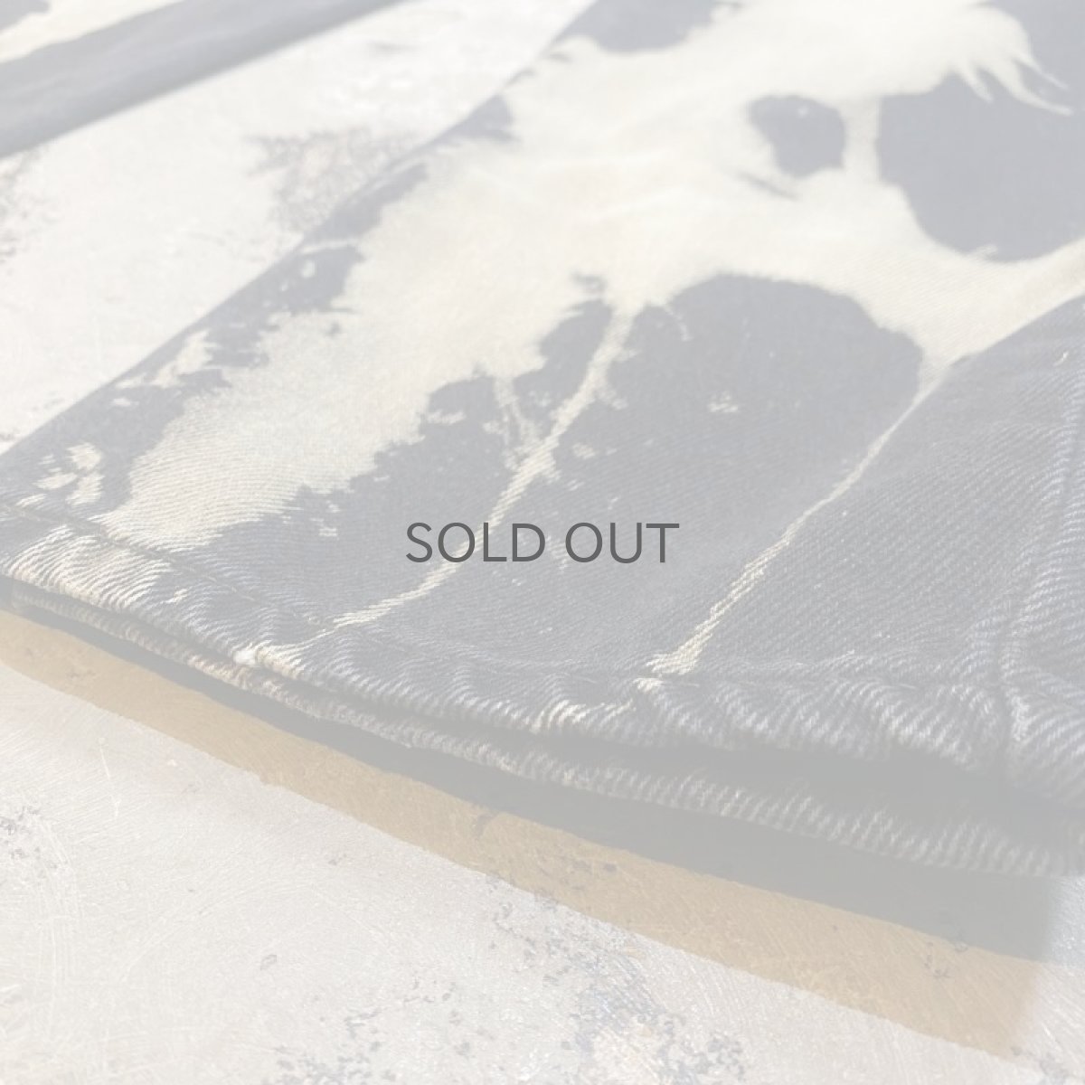 画像8: 【Wiz&Witch】"DIRTY BEAUTIFUL" BLEACH BLACK DENIM PANTS / W30 (8)