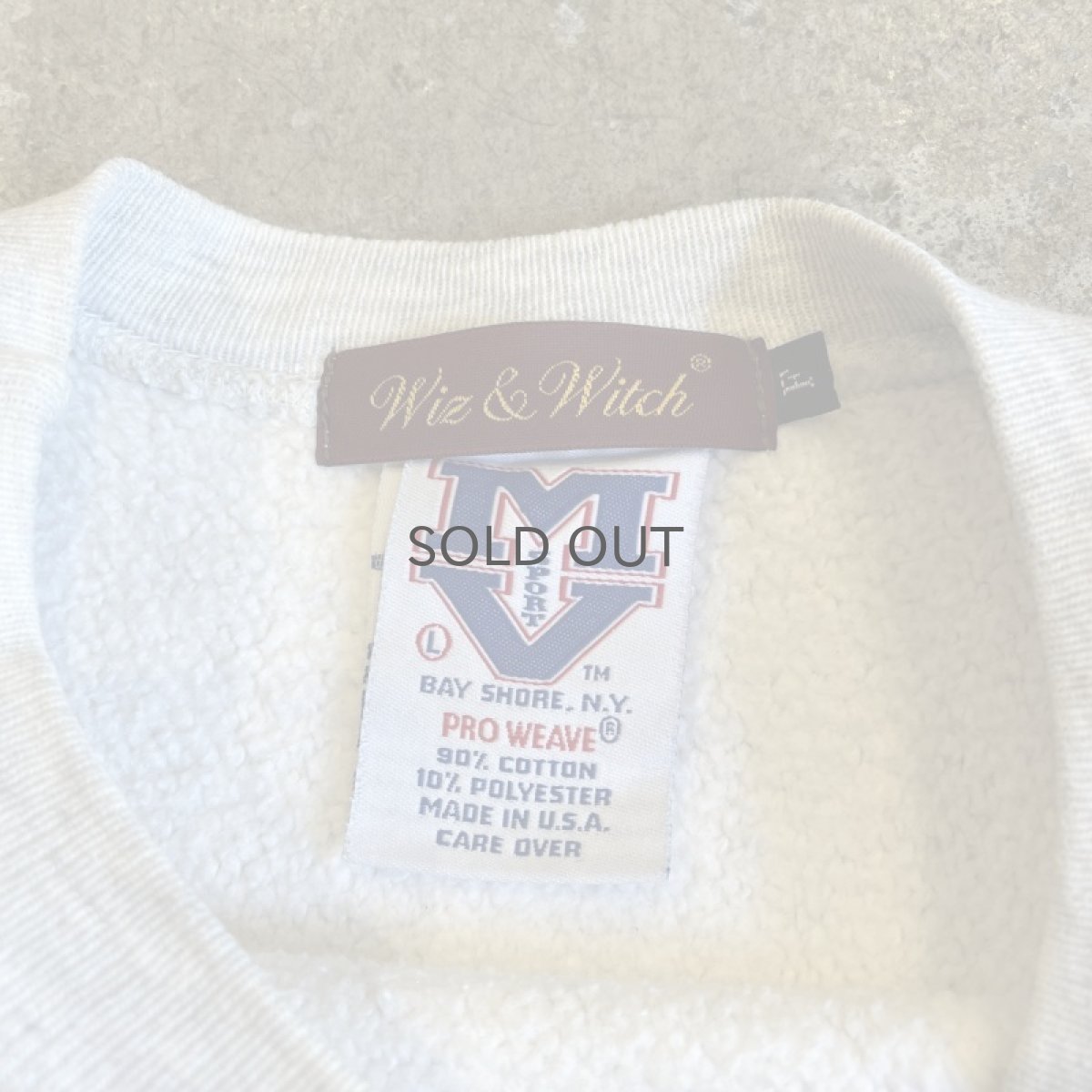 画像12: 【Wiz&Witch】"TRANSFORM" UNIVERSITY SWEAT ~MADE IN USA~ / OS (12)