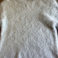 画像10: PALE TONE COLOR LONG SHAGGY DESIGN KNIT / Ladies S (10)