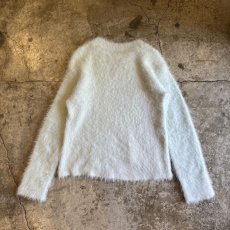 画像2: PALE TONE COLOR LONG SHAGGY DESIGN KNIT / Ladies S (2)