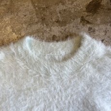 画像8: PALE TONE COLOR LONG SHAGGY DESIGN KNIT / Ladies S (8)