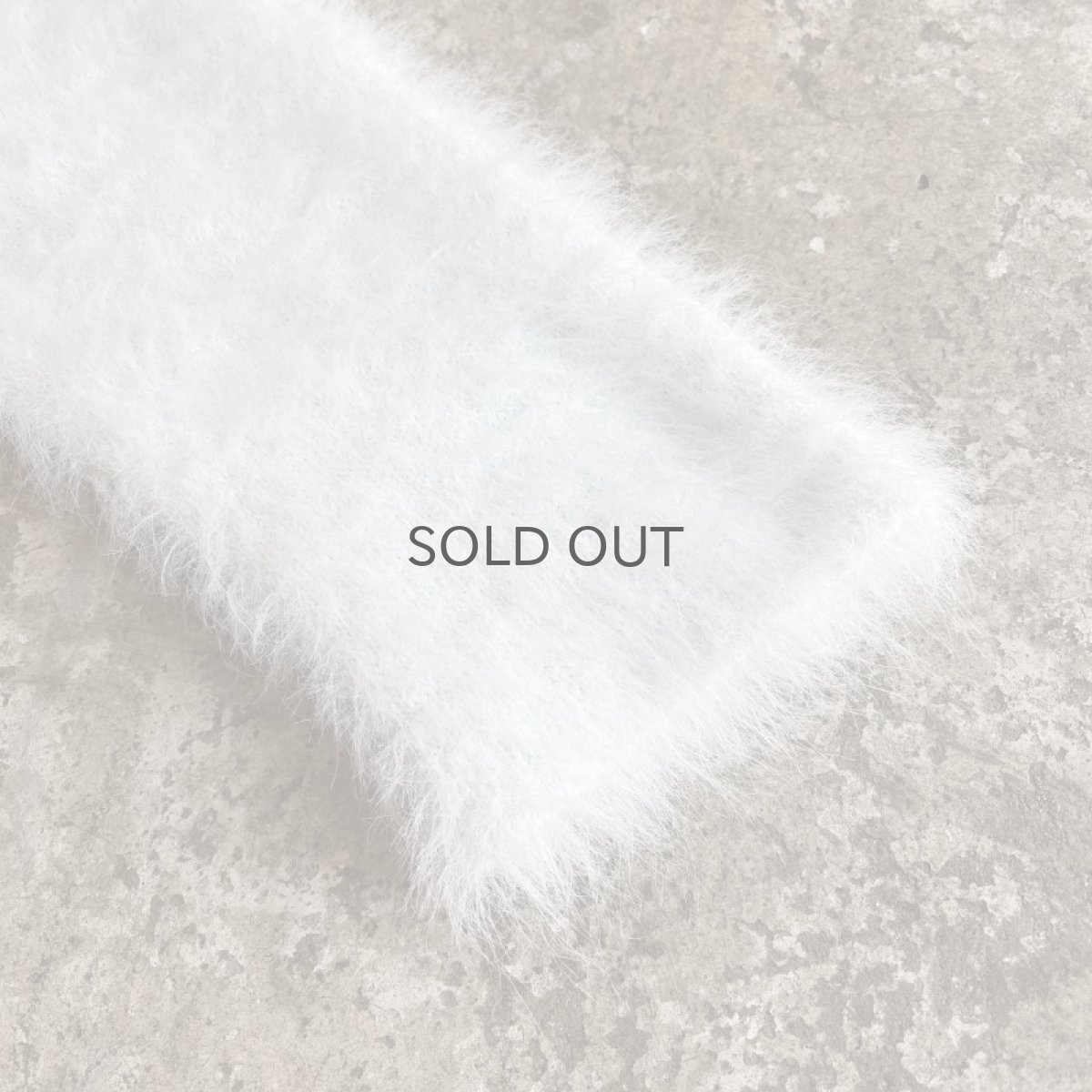 画像6: PALE TONE COLOR LONG SHAGGY DESIGN KNIT / Ladies S (6)