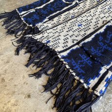 画像4: MIX COLOR NATIVE PATTERN POINT FRINGE DESIGN LONG CARDIGAN / Ladies M (4)