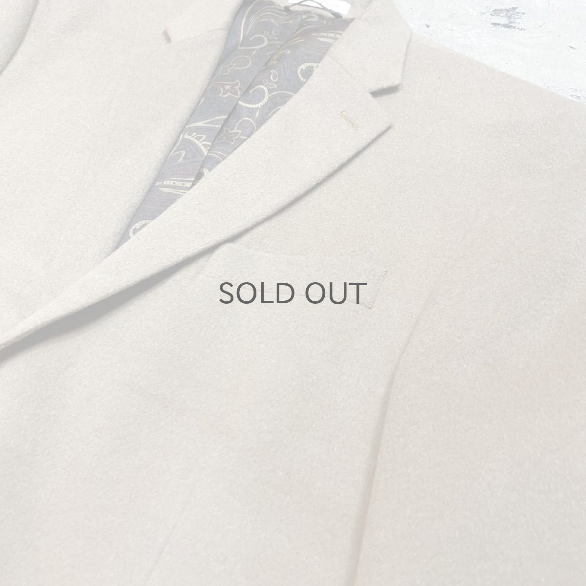 画像4: 【RALPH LAUREN】BEIGE COLOR TAILORED JACKET / Mens L (4)