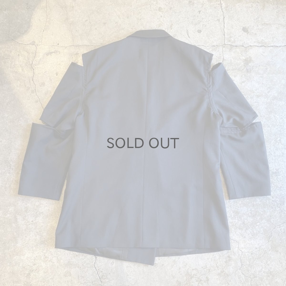 画像2: 【Wiz&Witch】"TRANSFORM" SHOULDER OFF DOUBLE TAYLOR JACKET / OS (2)