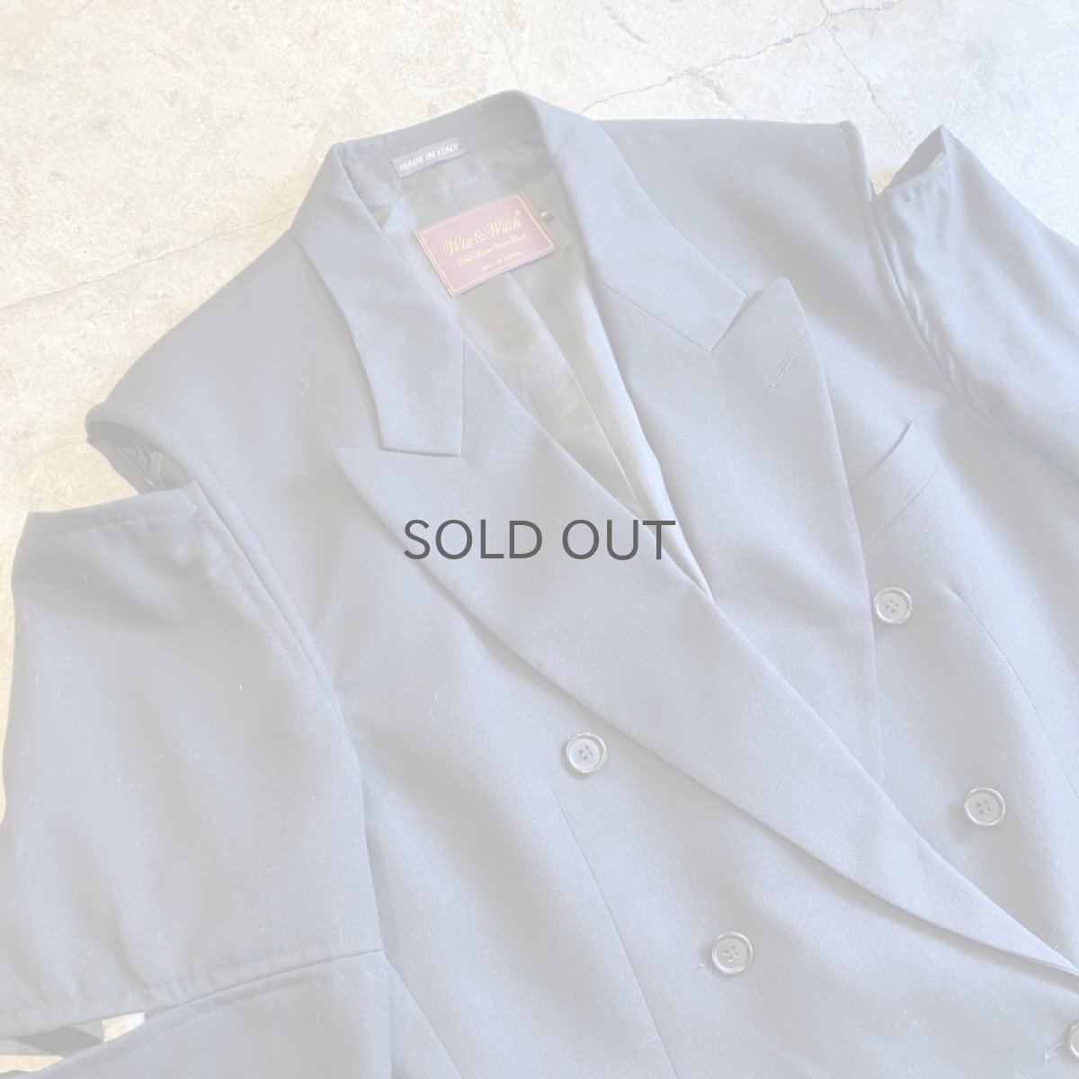 画像3: 【Wiz&Witch】"TRANSFORM" SHOULDER OFF DOUBLE TAYLOR JACKET / OS (3)