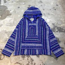 画像1: BLUE COLOR BASE MEXICAN PARKA / Mens L (1)