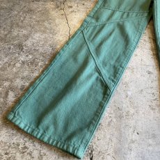 画像5: GREEN COLOR DESIGN DENIM PANTS / W26 (5)