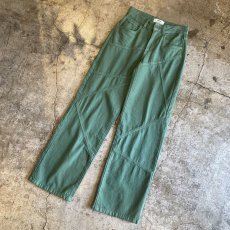 画像4: GREEN COLOR DESIGN DENIM PANTS / W26 (4)