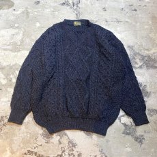 画像1: 80's FISHERMAN KNITTING SWEATER / Mens XL / MADE IN UK (1)