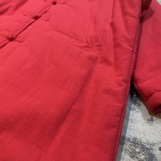 画像6: RED COLOR CHINA DESIGN JACKET / Mens L (6)