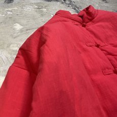 画像3: RED COLOR CHINA DESIGN JACKET / Mens L (3)