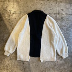 画像2: 【Wiz&Witch】"UNITED" TWO FACE KNIT TAYLOR JACKET / OS (2)