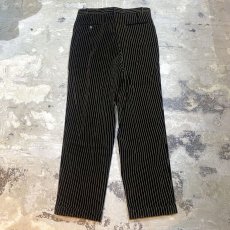 画像2: OLD STRIPE PATTERN WIDE SLACKS / W34 / MADE IN USA (2)