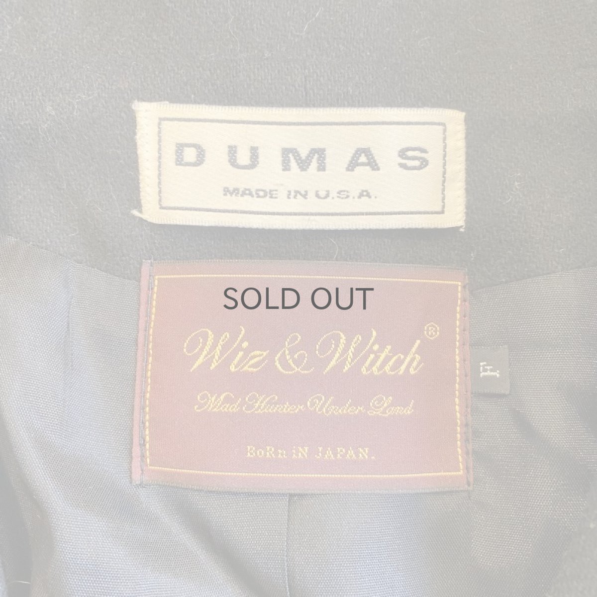 画像12: 【Wiz&Witch】"UNITED" TWO FACE KNIT TAYLOR JACKET / OS (12)