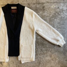 画像9: 【Wiz&Witch】"UNITED" TWO FACE KNIT TAYLOR JACKET / OS (9)