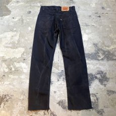 画像2: 【LEVI'S】505 CRASH DAMAGE DENIM PANTS / W30 (2)