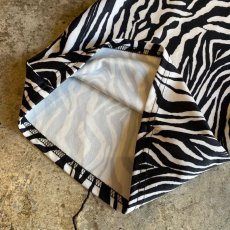 画像8: ZEBRA PATTERN FLARE DESIGN PANTS / W26~W28 (8)