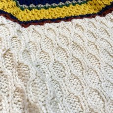 画像5: 80~90's BORDER PATTERN KNIT SWEATER / Mens XL (5)