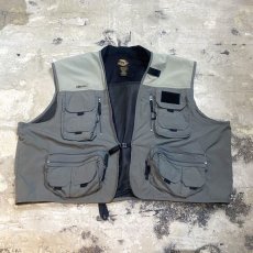 画像1: BIG SILHOUETTE KHAKI FISHING VEST / Mens 5X (1)