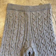 画像7: DESIGN CABLE KNIT TAPERED PANTS / W29~W33 (7)