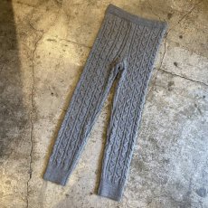 画像4: DESIGN CABLE KNIT TAPERED PANTS / W29~W33 (4)