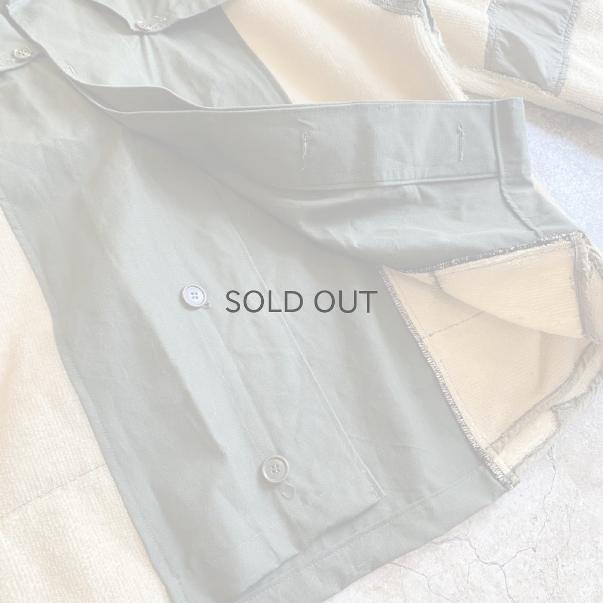 画像9: 【Wiz&Witch】"UNITED" OLD MILITARY MIX JACKET / OS (9)