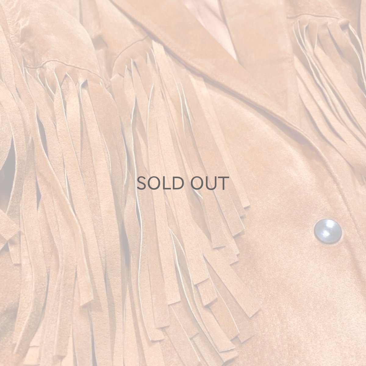 画像5: BROWN SUEDE LEATHER FRINGE JACKET / Mens M / MADE IN USA (5)