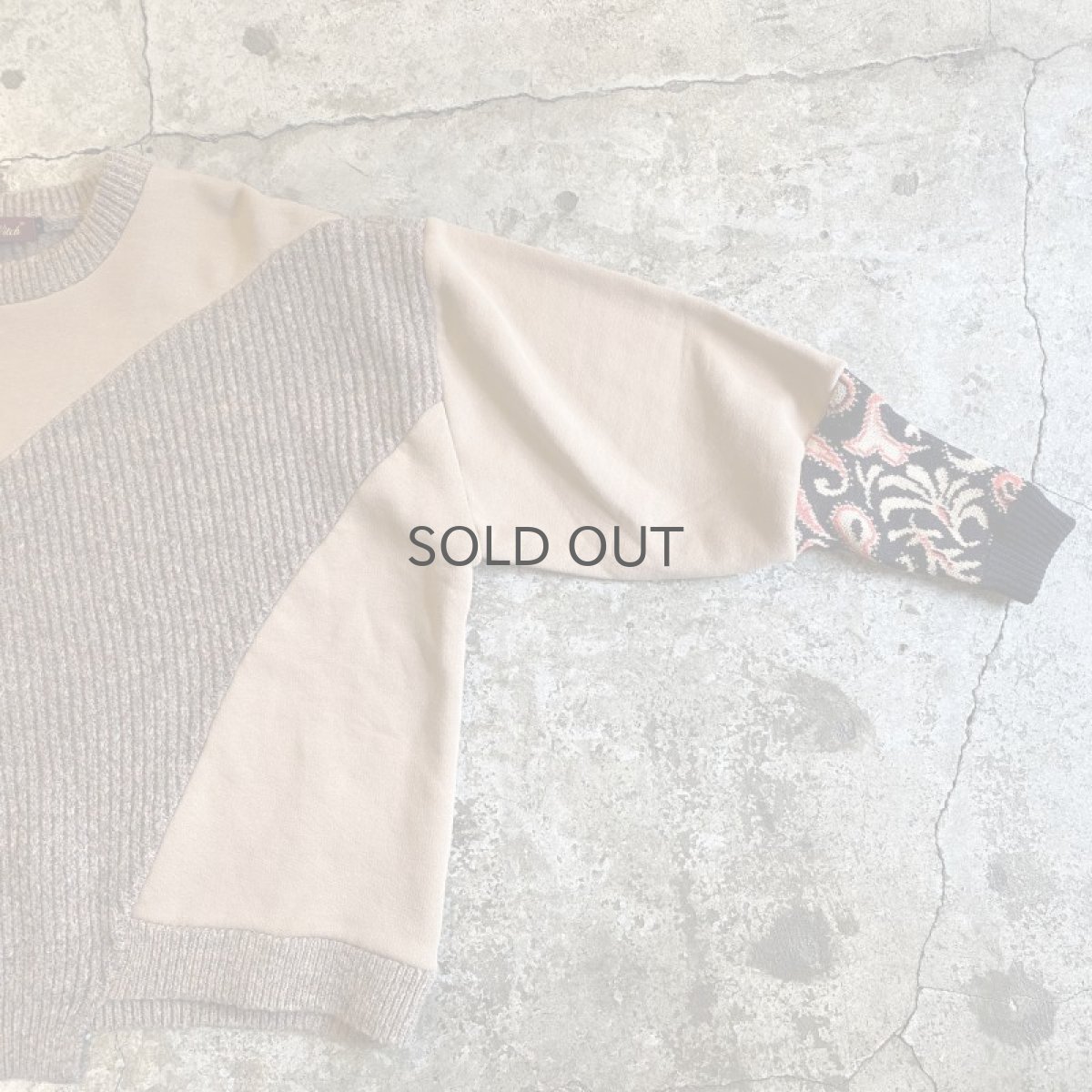 画像6: 【Wiz&Witch】"UNITED" VINTAGE FABRIC SWEATER / OS (6)