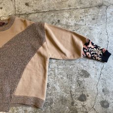 画像6: 【Wiz&Witch】"UNITED" VINTAGE FABRIC SWEATER / OS (6)