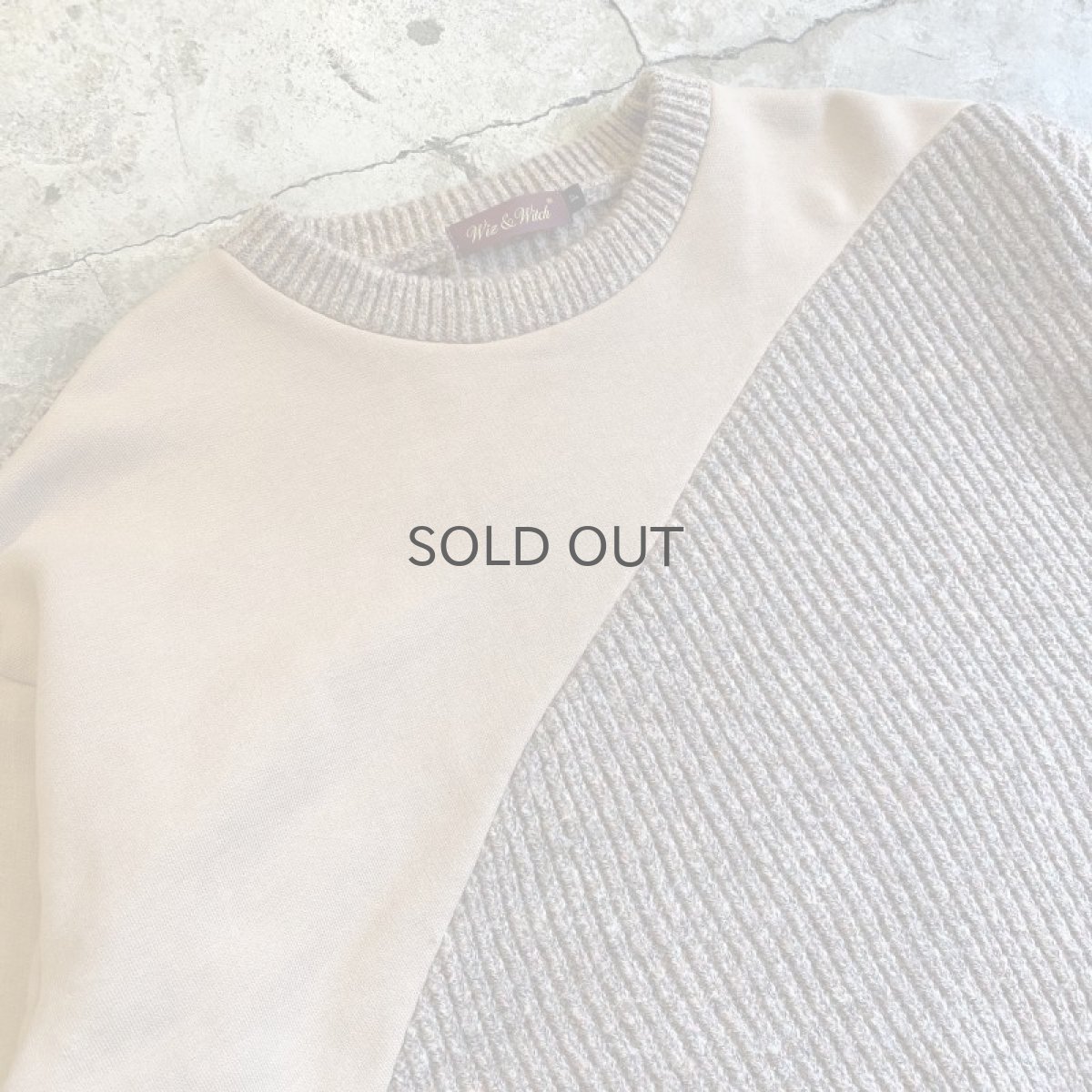 画像3: 【Wiz&Witch】"UNITED" VINTAGE FABRIC SWEATER / OS (3)