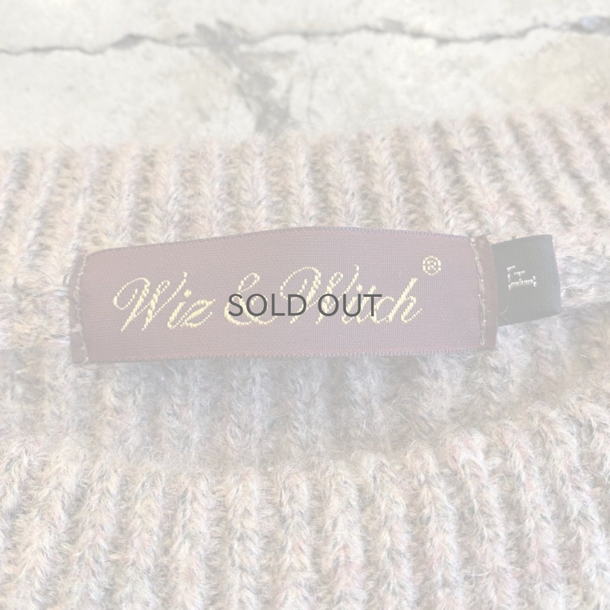 画像12: 【Wiz&Witch】"UNITED" VINTAGE FABRIC SWEATER / OS (12)