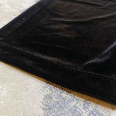 画像8: BLACK COLOR DESIGN VELOUR PANTS / W26~ (8)