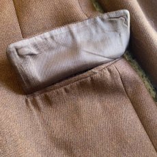 画像9: BROWN COLOR CHINA POINT VELOUR DESIGN JACKET / Ladies L / MADE IN USA (9)