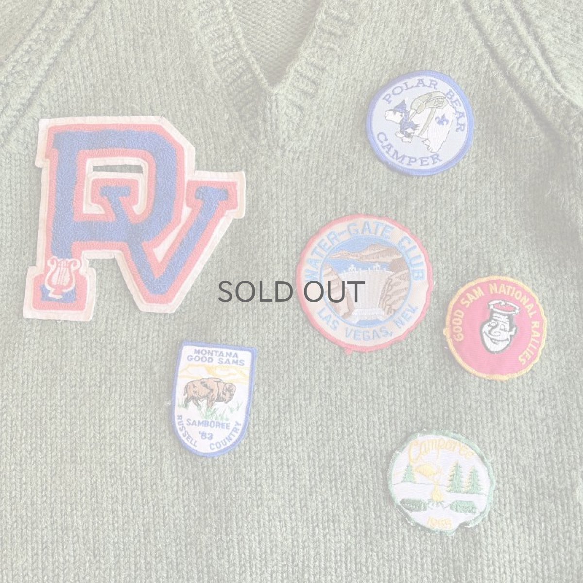 画像10: 【Wiz&Witch】OLD PATCH VINTAGE KNIT / OS (10)