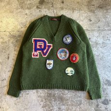 画像1: 【Wiz&Witch】OLD PATCH VINTAGE KNIT / OS (1)