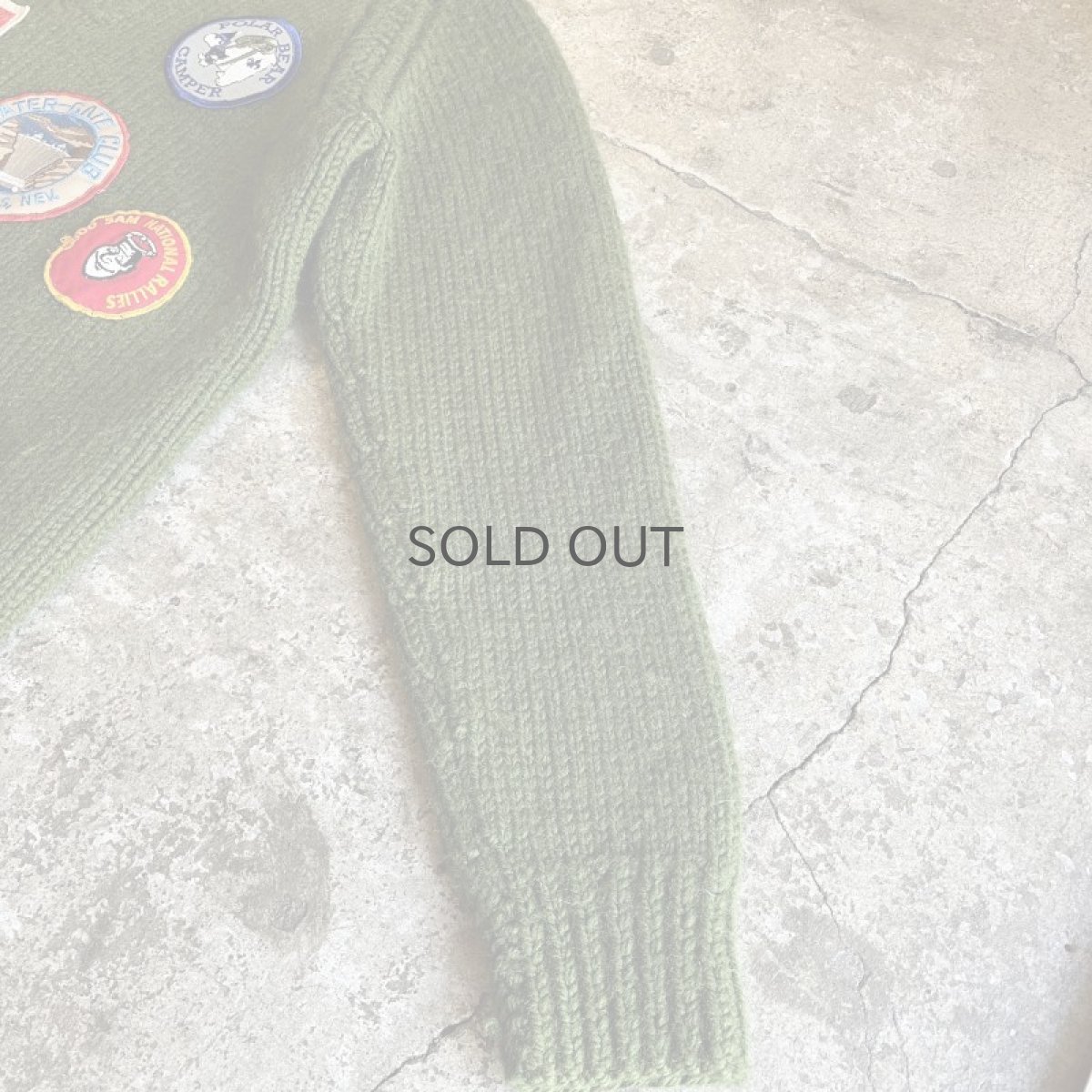 画像7: 【Wiz&Witch】OLD PATCH VINTAGE KNIT / OS (7)