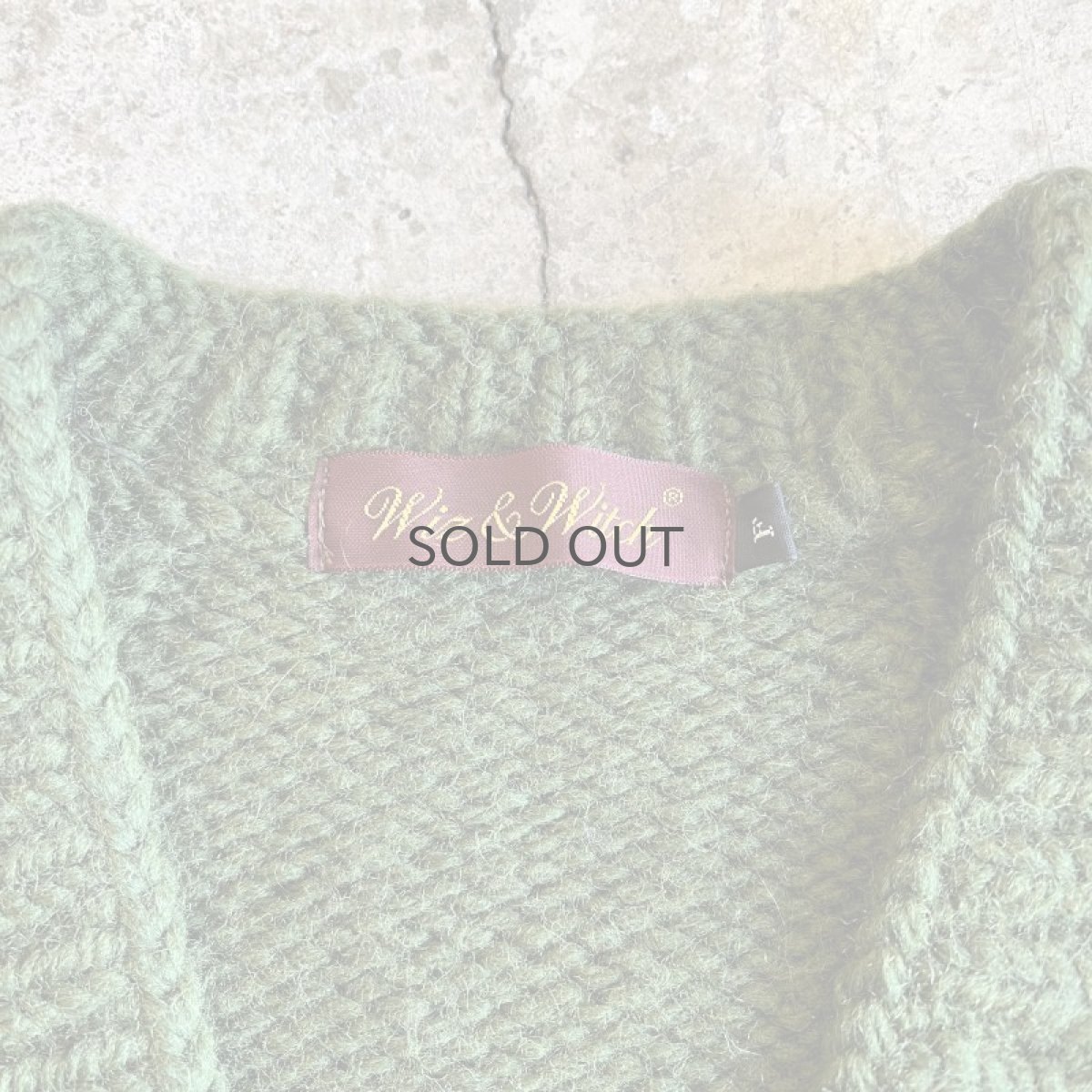 画像11: 【Wiz&Witch】OLD PATCH VINTAGE KNIT / OS (11)