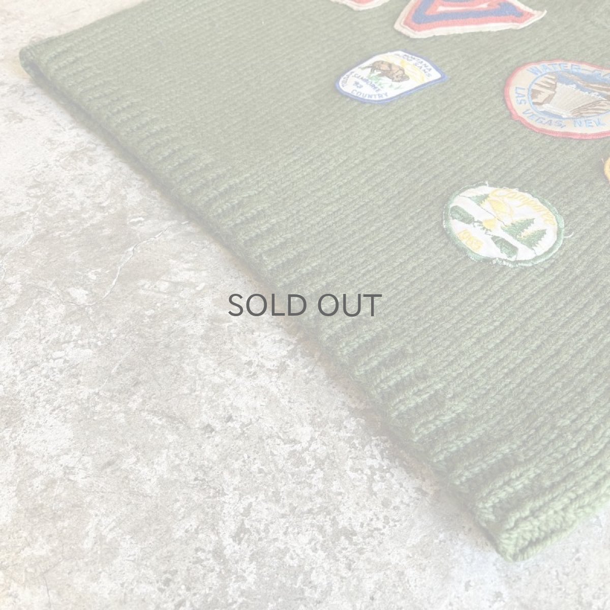 画像4: 【Wiz&Witch】OLD PATCH VINTAGE KNIT / OS (4)