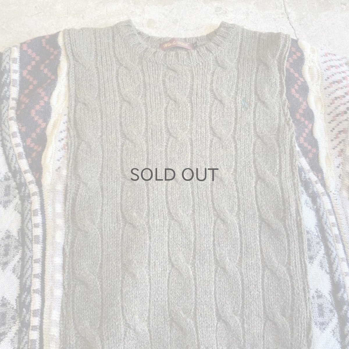 画像7: 【Wiz&Witch】"UNITED" TWO FACE SWEATER / OS (7)